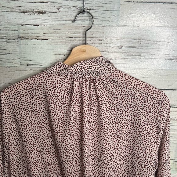 Topshop blouse size 8 button down red - Picture 9 of 9